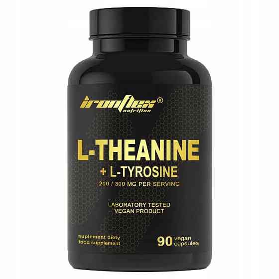 L-теанін та L-тирозин IronFlex L-Theanine + Tyrosine 90 caps Луцьк