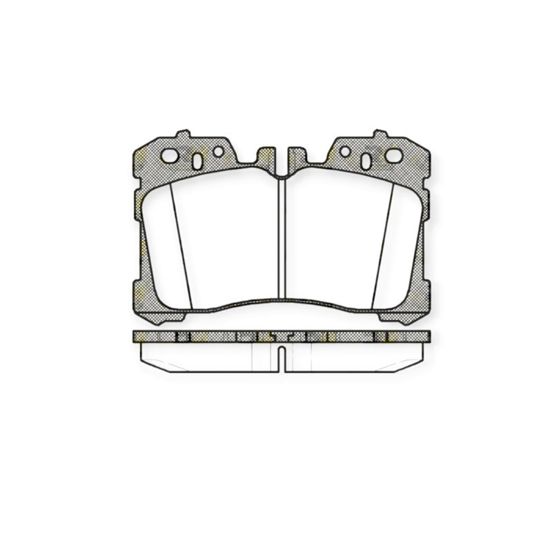 Колодки Lexus LS460 (2006-) передние тормозные Мукачево - изображение 1