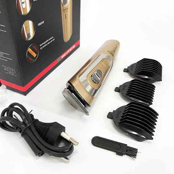 Бездротовий акумуляторний тример для стрижки волосся GEMEI, Набір для стрижки з зарядкою YV-18 Львів