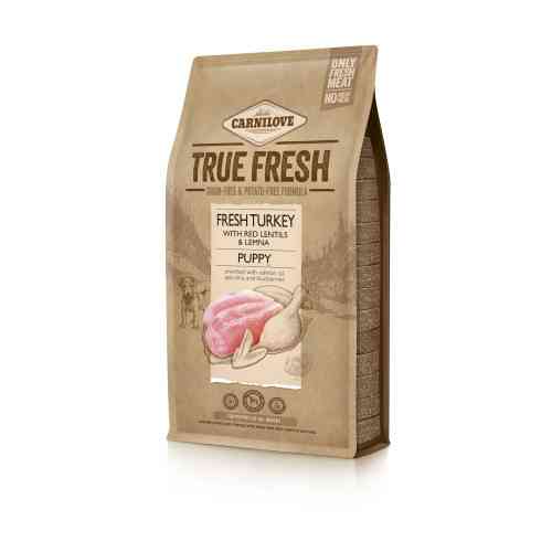 Корм сухой для щенков Carnilove True Fresh Turkey Puy с индейкой, 1,4 кг Киев