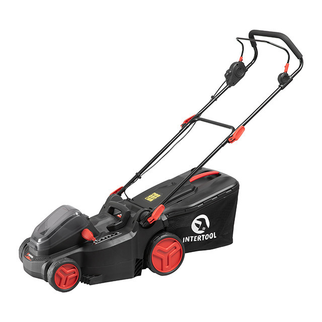 Газонокосилка INTERTOOL WT-9216 40В, 3500 об/мин, ширина захвата 370 мм, высота среза 25-75 мм, контейнер 40 л - кошение без забот Львов - изображение 9
