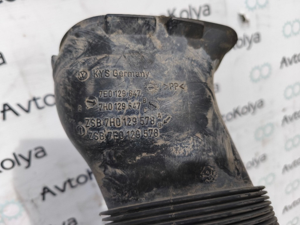 Патрубок повітряного фільтра VW T5 2.0 tdi 2003-2015 (7H0129647) Ковель - изображение 3