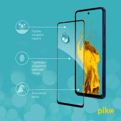 Скло захисне Piko Full Glue MOTO G04s Black (1283126612886) Вінниця