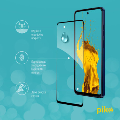 Стекло защитное Piko Full Glue MOTO G04s Black (1283126612886) Винница - изображение 4