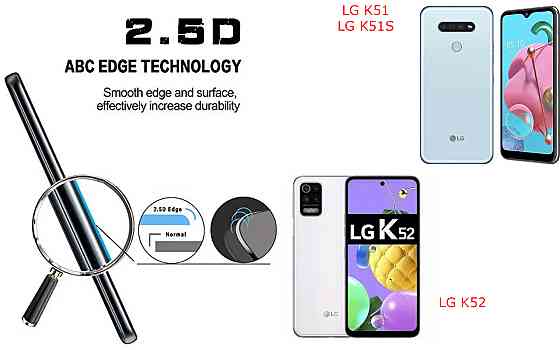 Захисне скло ArmorGlass для LG K51, LG K51S, LG K52 – стійке до подряпин та ударів Київ