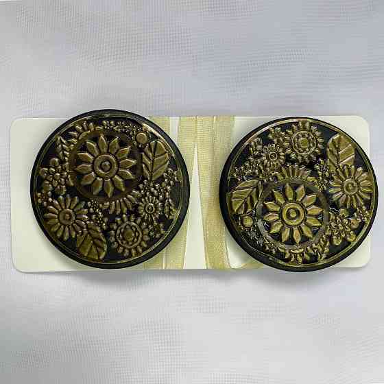 Магніти для штор і гардин Карпати набір 2 шт Венге з бронзовим (81-146) Київ