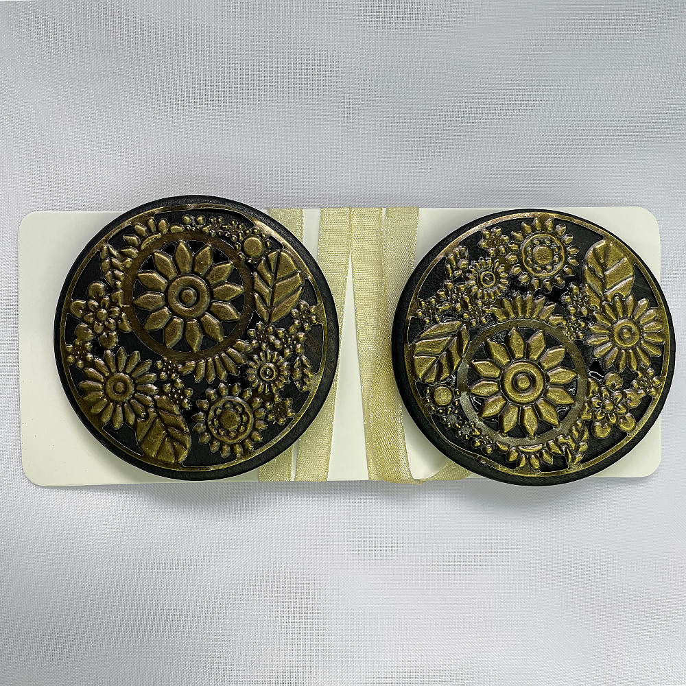 Магниты для штор и гардин Карпаты набор 2 шт Венге с бронзовым (81-146) Киев - изображение 6