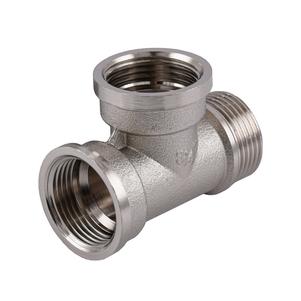 Трійник 3/4″ВВЗ нікельований NT444S OPTIMUM (000030811) Київ - фото 1