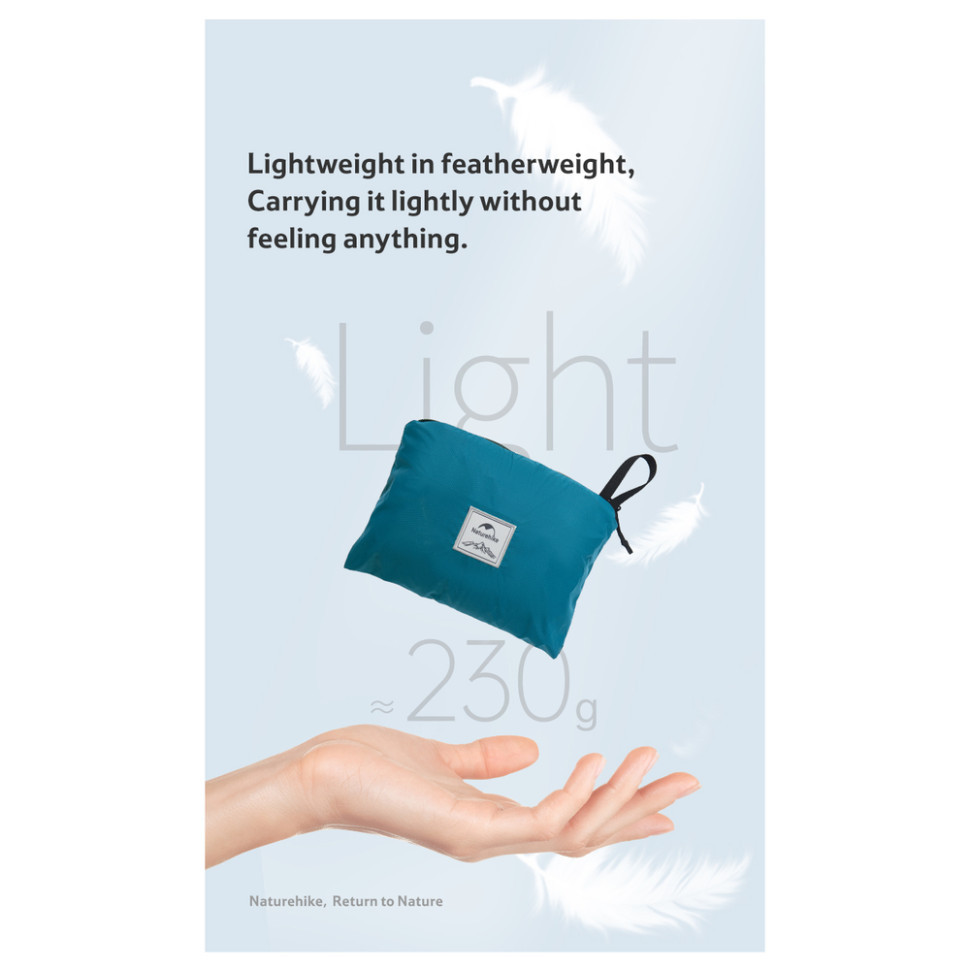 Рюкзак компактний надлегкий Naturehike NH17A017-B Yunyan, 30 л, чорний Київ - фото 10