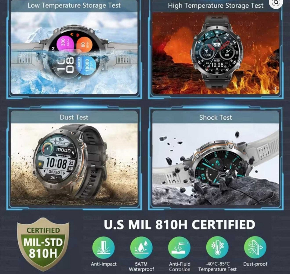 Смарт-часы тактические Glory TANK X3 Special Edition. Киев - изображение 2