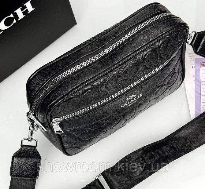 Женская брендовая сумка crossbody Coach (1376-5) Киев - изображение 6