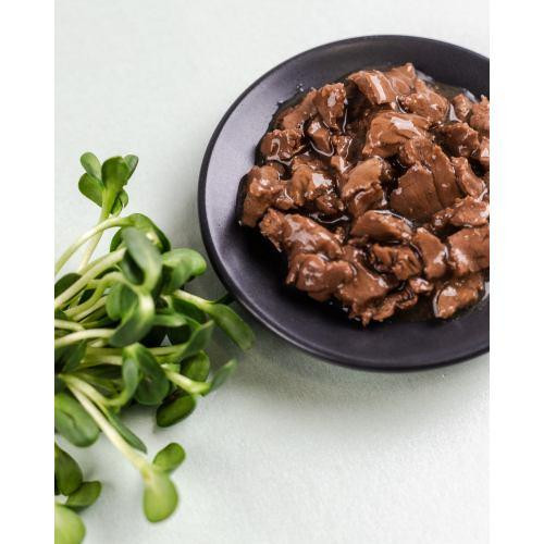 Вологий корм Savory для дорослих котів, лосось з горошком у соусі, пауч, 85 г Київ - фото 2