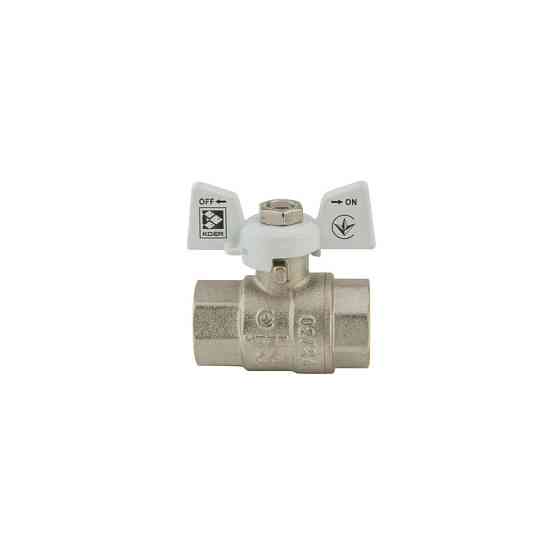 Кран кульовий KOER 1/2" ГГМ (KR.217.W) білий (KR0177)   ( 21378 ) Харків