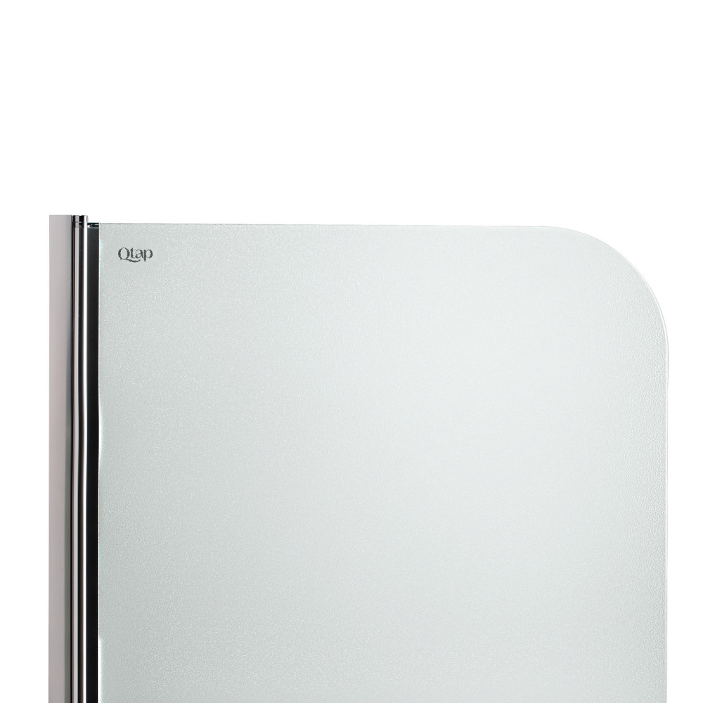 Штора на ванну Qtap Standard CRM407513APL скло Pear 6 мм, 75х140 см, ліва Київ - фото 14