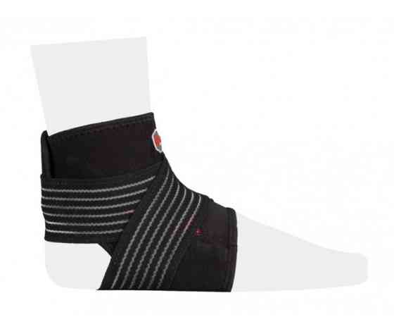 Бандаж на гомілкостоп Power System PS-6013 Neo Knee Support Black/Red (1шт.) L Кам'янське