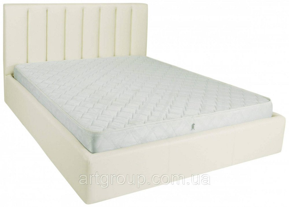 Ліжко Двоспальне Sanam Comfort 180 х 200 см Fly 2200 A1 З підйомним механізмом та нішою для білизни Білий Дніпро - фото 17