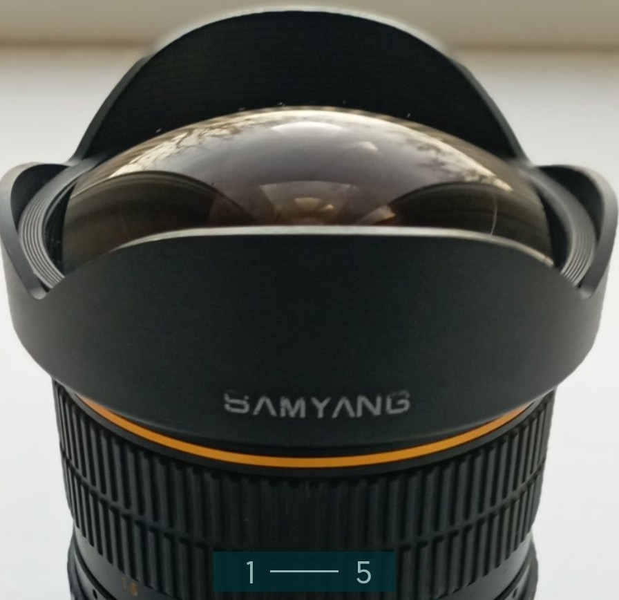 Объектив рыбий глаз 8мм. Samyang 8mm. F3.5 Киев - изображение 5