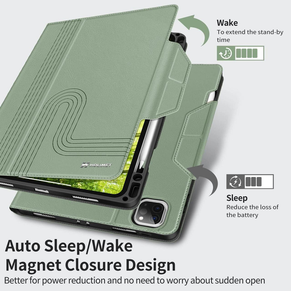 Защитный чехол-книжка Holimet для iPad Air 5 2022/Air 4 2020 10.9/iPad 4-го поколения 10.9/iPad Pro 11 2018 Днепр - изображение 10