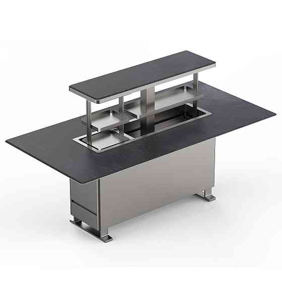 Розумний обідній стіл з вбудованим холодильником Primst CB150 (150 литров, Чорний) Київ