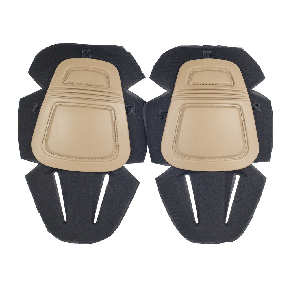 Комплект защиты Наколенники + налокотники Combat из ударопрочного пластика (Коричневый) Винница - изображение 6