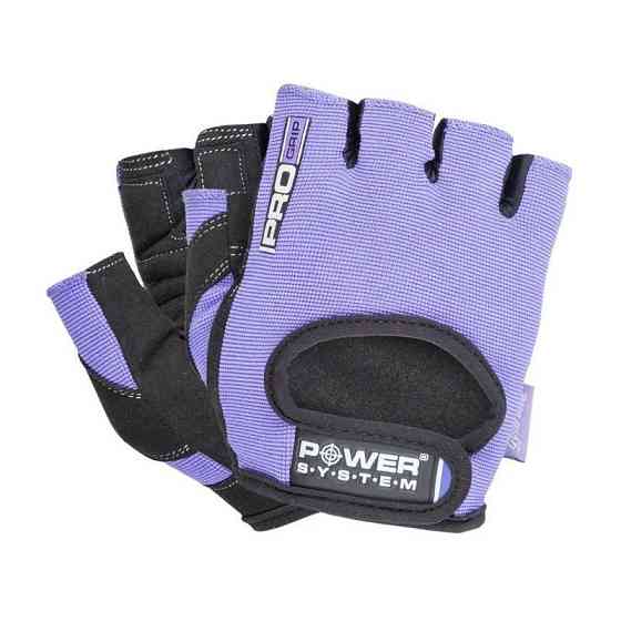 Рукавички для фітнесу Pro Grip Power System PS-2250_M_Purple розмір М, purple Вінниця