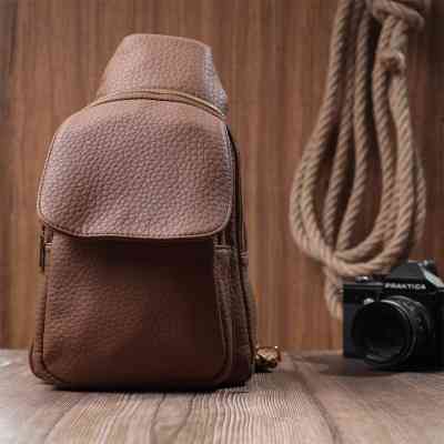 Сумка Vintage Жіноча з однією лямкою через плече з екошкіри Коричнева (22764) Вінниця