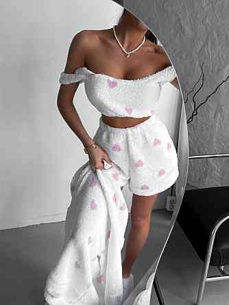 Жіноча тепла піжама, трійка Одеса