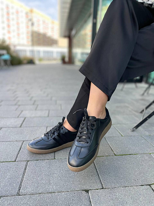 Roberto Netti Кеды женские Roberto Netti черные замша натуральная размер 38-40 (5597) Київ - фото 4