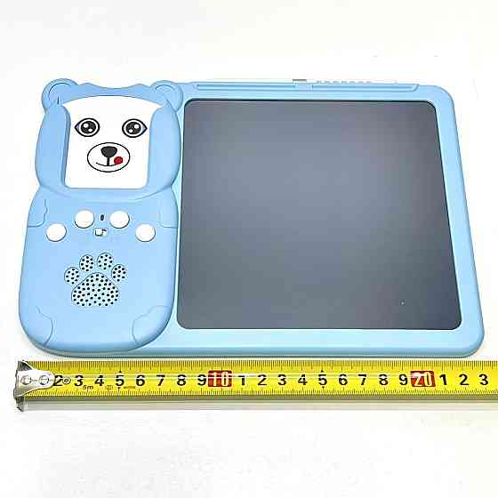 Картридер Всезнайко WToys кольорова LCD - дошка стілус 122 картки 18 тем казки пісні цікаві факти Блакитний (94930) Чернігів