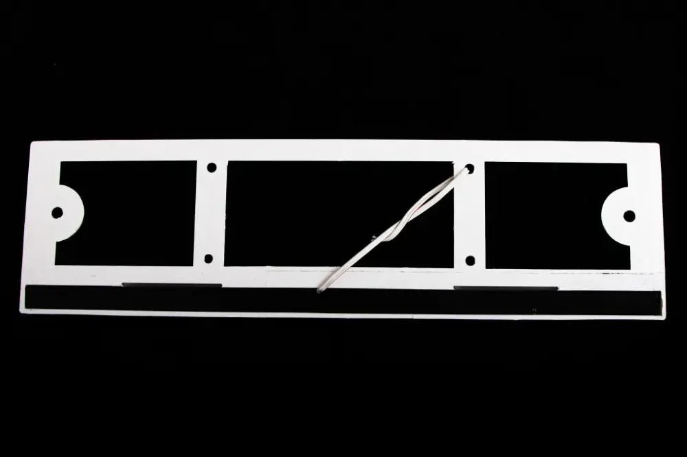 Рамка под номер с подсветкой Master Speed белая Винница - изображение 3