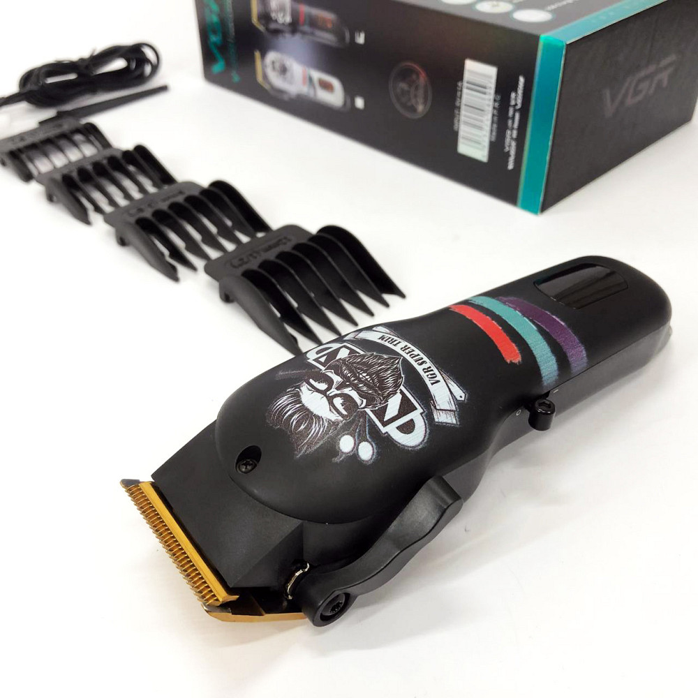 Машинка для стрижки від акб VGR V-699, Тример для складної стрижки волосся, Хороший бездротовий тример YC-46 Київ - фото 13