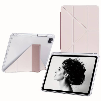 Чохол до планшета Armorstandart Ultra Slim Origami Transparent Apple iPad Pro 11&quot; M4 2024 Pink (711691) Вінниця - фото 2