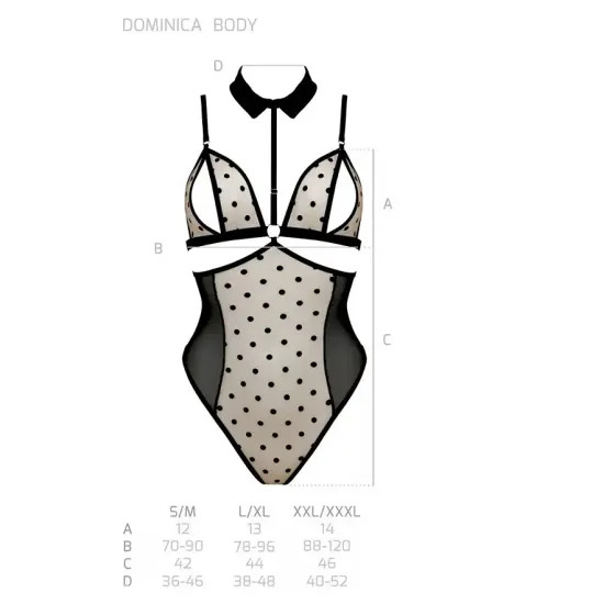 Боді Passion DOMINICA BODY XXL/XXXL, beige Львов