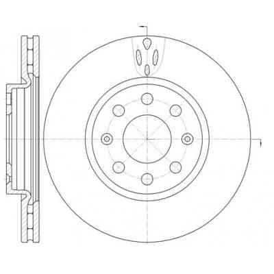 Гальмівний диск REMSA 6981.10 Вінниця