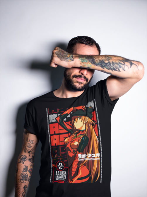 Футболка аниме Евангелион оверсайз (S/M/L) Черний AnimeJ0043 Днепр - изображение 7