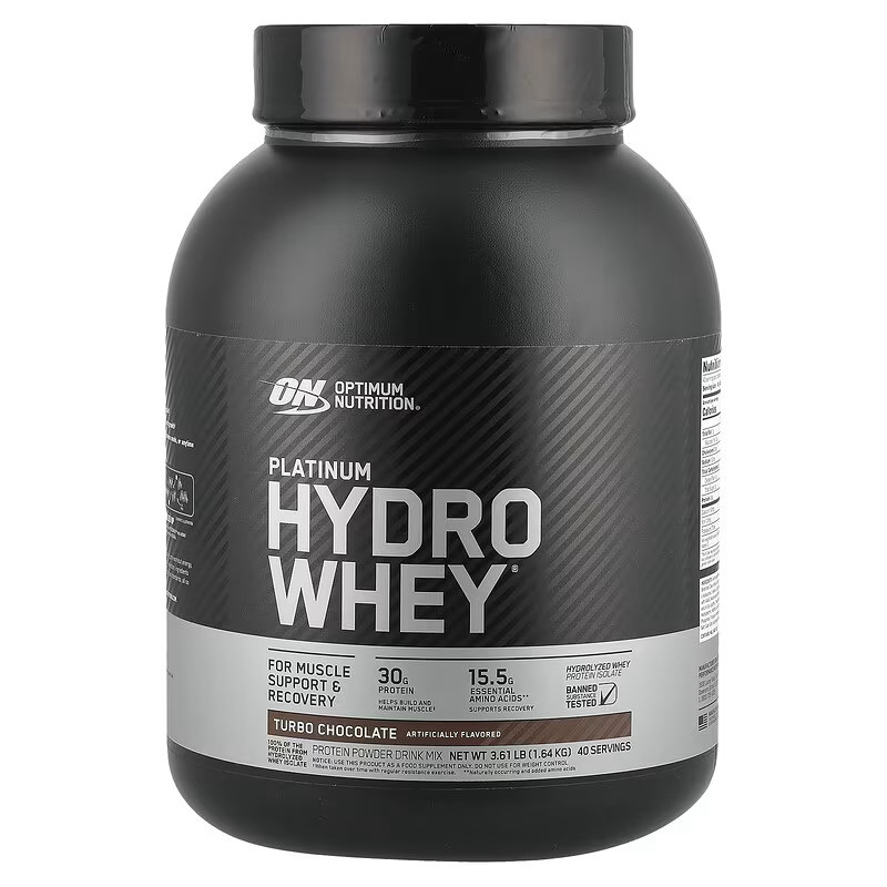 Протеїн Optimum Nutrition Platinum Hydro Whey 1.6 kg (Turbo Chocolate) Луцьк - фото 1