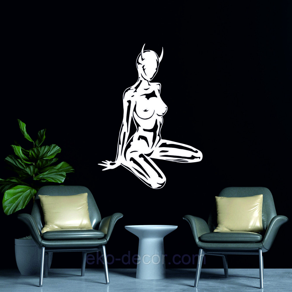 Декоративне настінне Панно «Дівчина», Декор на стіну 50*36 см, Білий Київ - фото 4