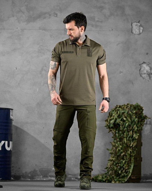 Летний тактический костюм soldier олива ДЛ6407 Одесса - изображение 2