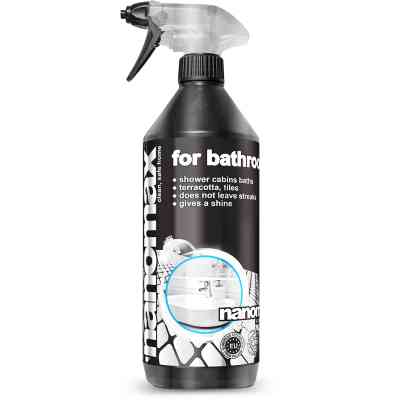 Спрей для чистки ванн Nanomax Pro для ванной комнаты и санузлов 1000 мл (5901549955194) Винница