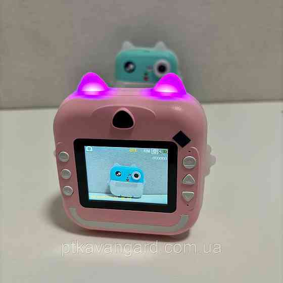 Фотоаппарат принтер детский с моментальной печатью 