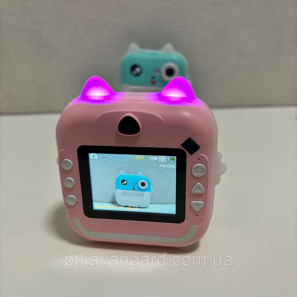 Фотоаппарат принтер детский с моментальной печатью 