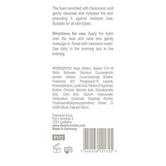 Универсальный мусс для очищения COMFORT CLEANSING MOUSSE DERMA SERIES 150 мл Днепр