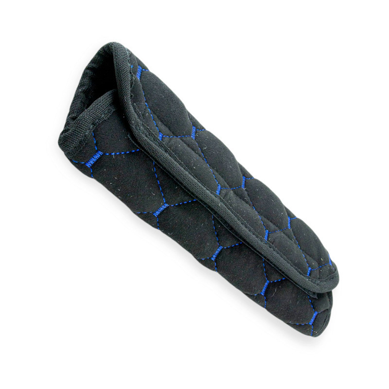 Чехол безопасности m велюр черный, синий ромб ремня Мукачево - изображение 1