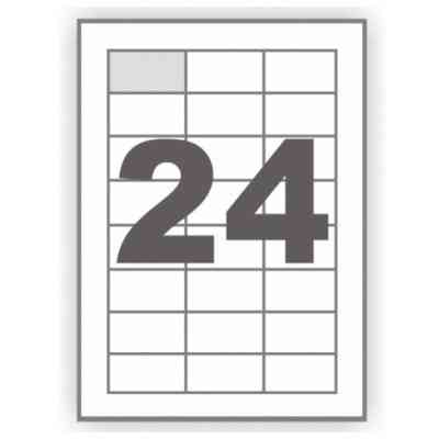 Етикетка самоклеюча Tama 70х37 (24 на листі ) с/кл (100листів) (17805) Вінниця