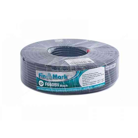 TV кабель FinMark 660BV, черный, 100 м Винница