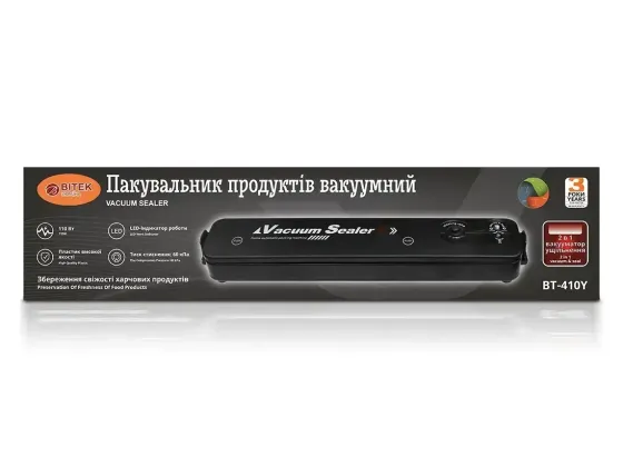 Упаковщик продуктов вакуумный BITEK BT-410Y — компактный вакууматор для пищевых продуктов, автоматич Киев