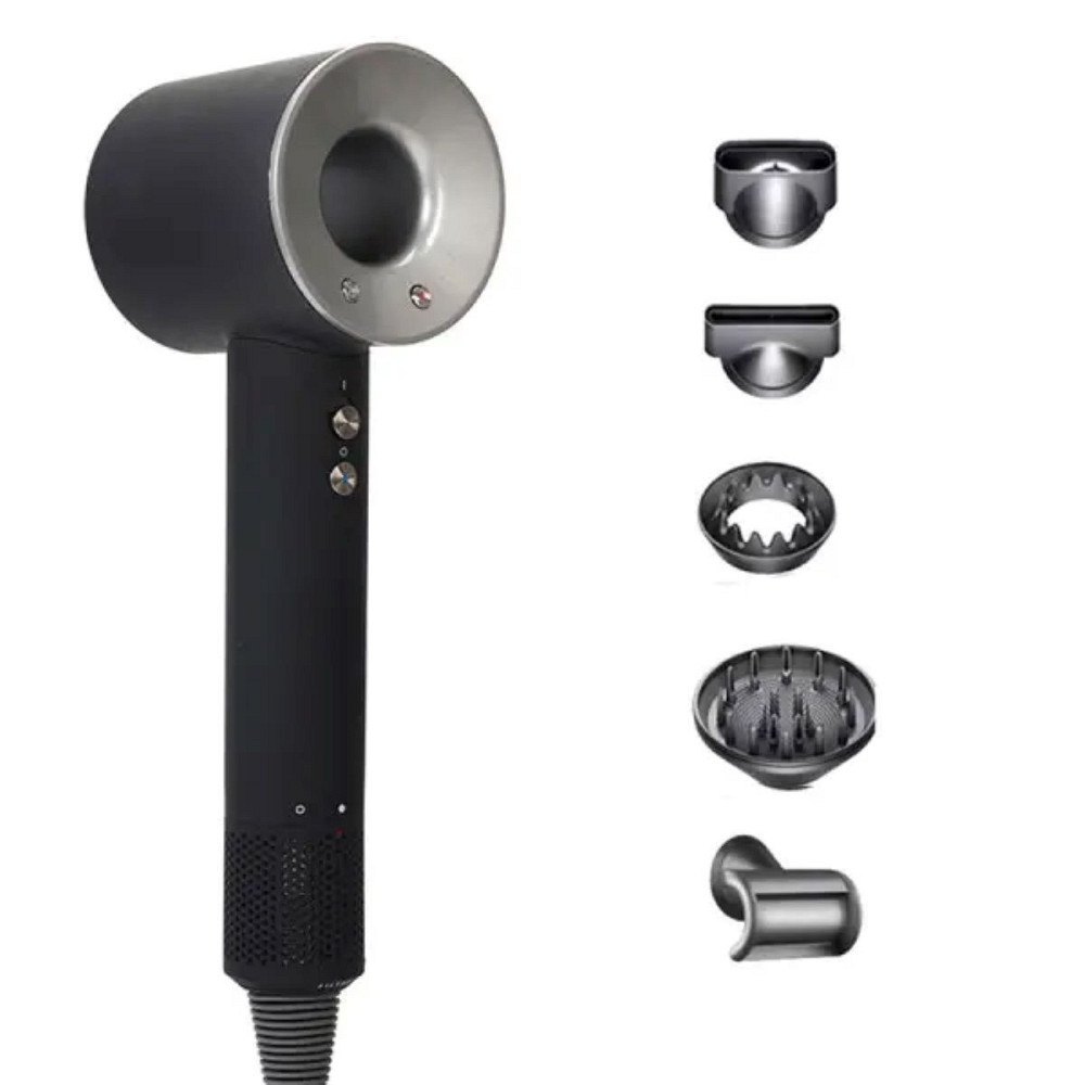 Energy MAX Фен стайлер для волосся 5 в 1 Supersonic Premium 1600 Вт 5 насадок 3 режими швидкост Коломия - фото 1