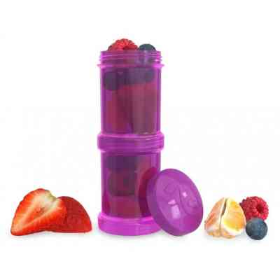 Контейнер для хранения продуктов Twistshake 2 шт 100 мл Фиолетовые (78027) Винница