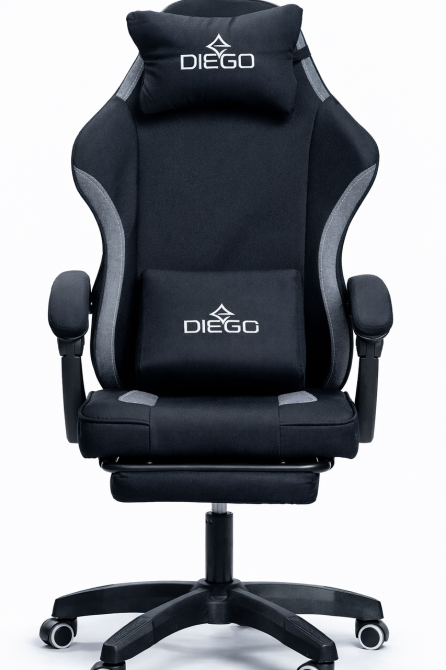 Кресло геймерское DIEGO Soft Black Киев - изображение 7