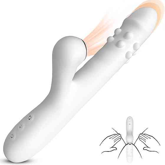Вібратор - Silicone Vibrator 3 rotating, 7 licking functions Sex Aura Київ